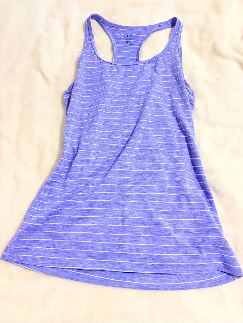 GapFit Striped Racerback Tank Top Purple Tank Size XS 💜🪻